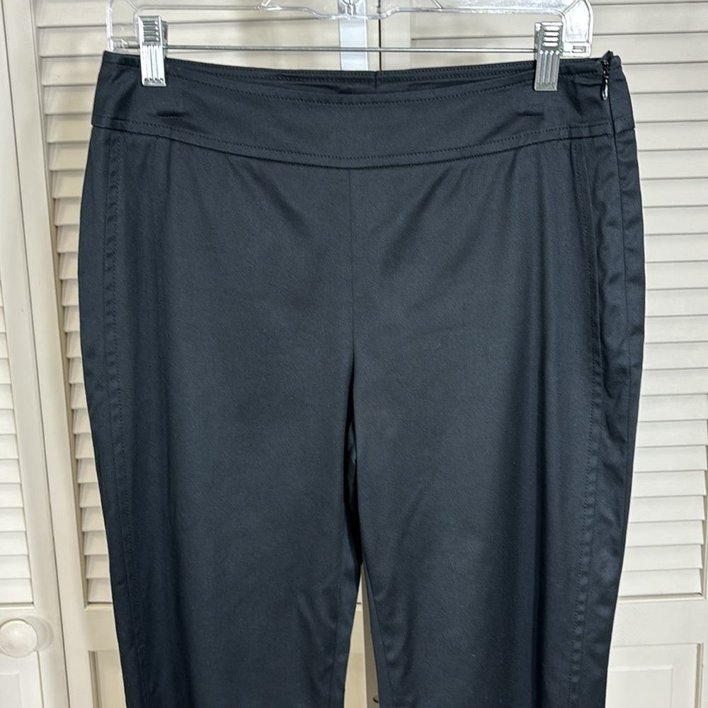 Akris Punto Cropped Side Hem Pleats Pants Size 6 - image 2
